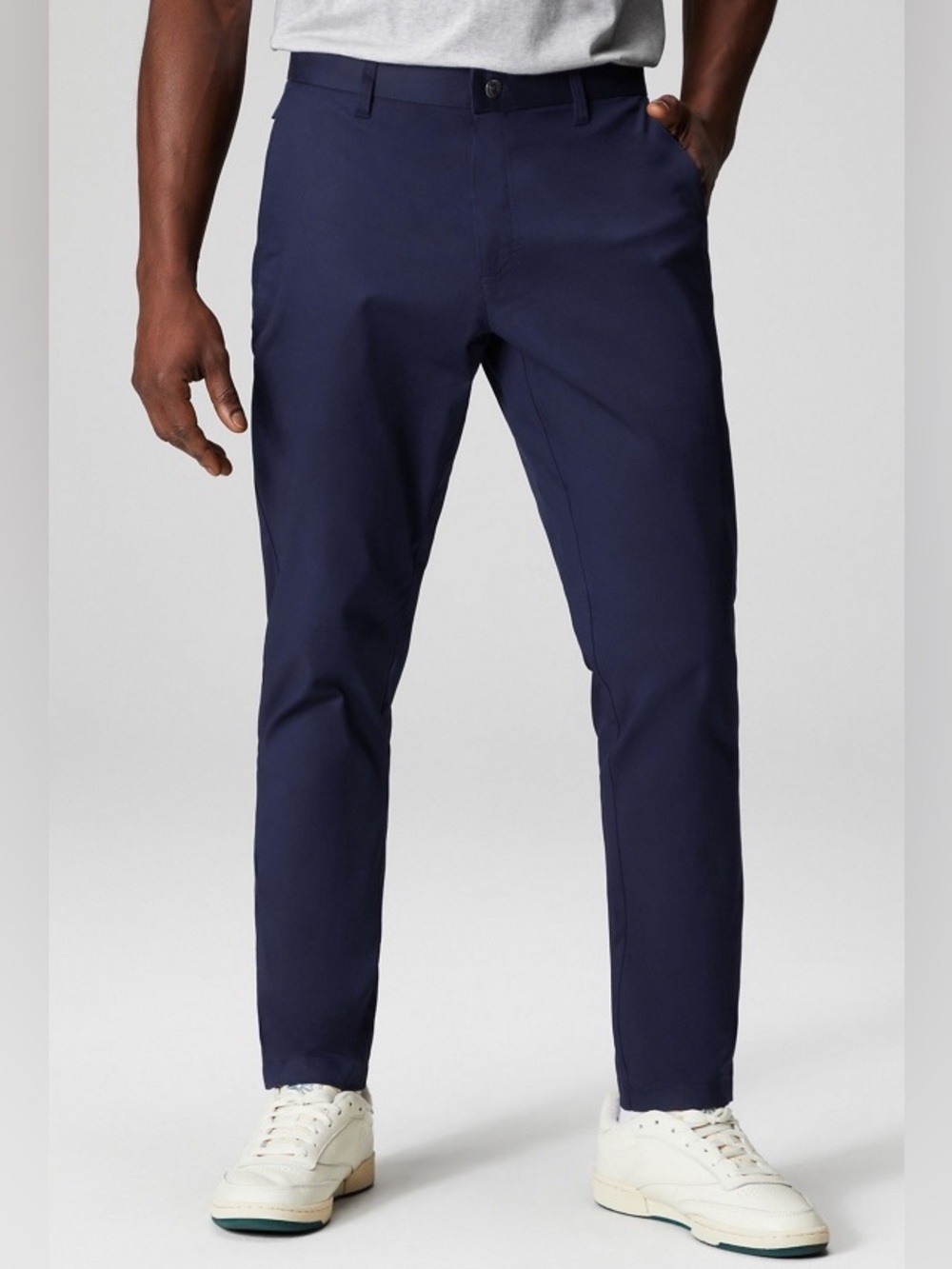Fabletics Navy Slim Straight Chinos for Men